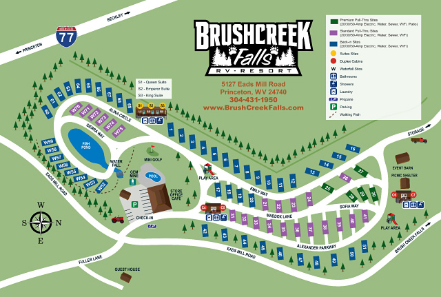 Brush Creek Falls RV Resort