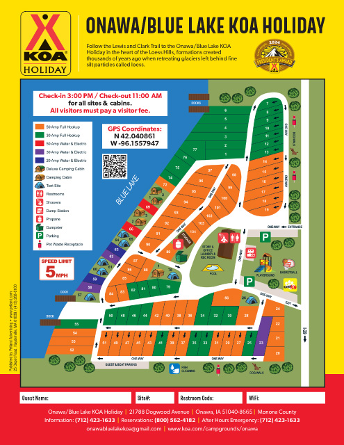 Onawa / Blue Lake KOA Holiday